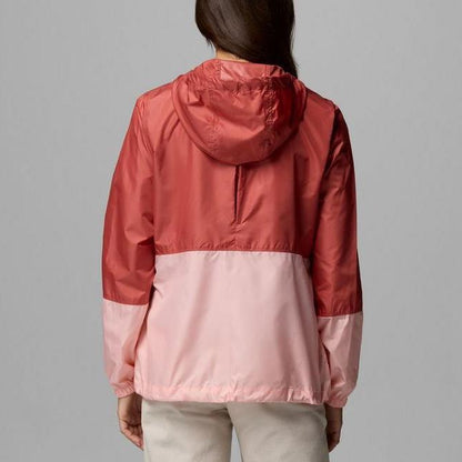 Jaket Outdoor Wanita - Women's Flash Forward II Windbreaker (Washed Red, Pink Sand)