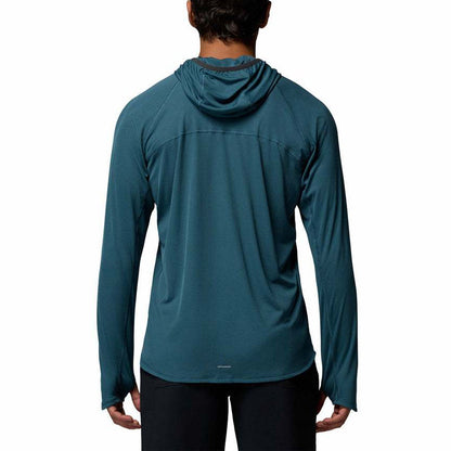 Jaket Hoodie Olahraga - Columbia Men's Stealth Spring™ Long Sleeve Hoodie (Everblue, Shark)