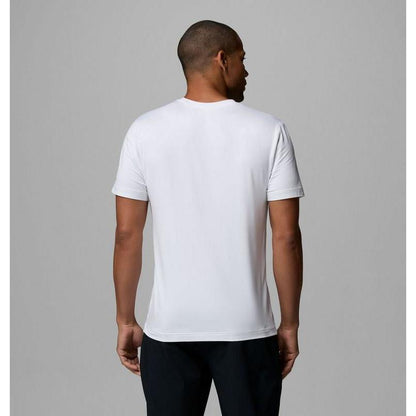 Kaos Outdoor Pria - Columbia Men's Parsons Point SS Graphic T-Shirt (White)