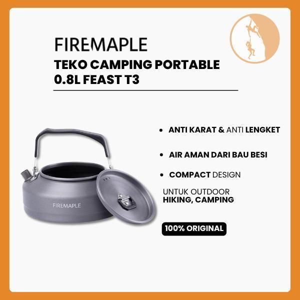 FireMaple Feast T3 Teko Camping Portable 0.8L