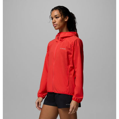 Jaket Gunung Outdoor Wanita - Columbia Women's Trailborne Jacket (Poppy Red)