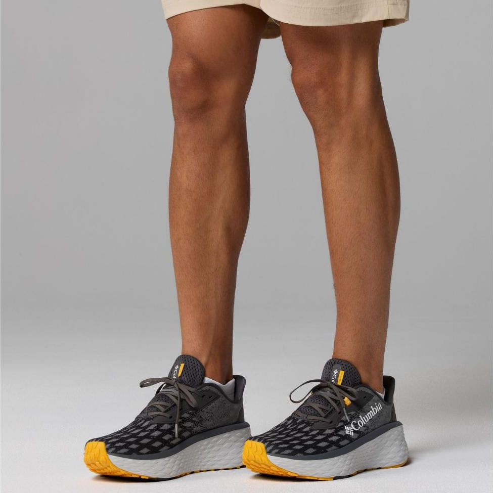 Sepatu Lari Trail Pria - Columbia Men's Konos Elevate Shoes (Dark Grey, Stain)