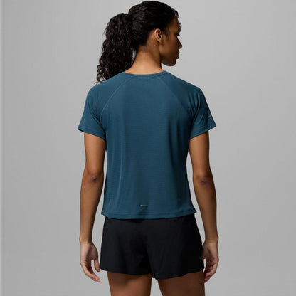 Kaos Olahraga Wanita - Columbia Women's Stealth Spring Short Sleeve Shirt (Everblue)