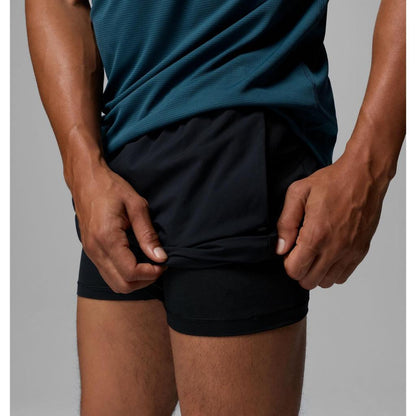 Celana Pendek Lari/Olahraga - Columbia Men's Stealth Spring Lined Shorts (Black)