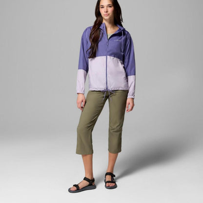 Jaket Outdoor Wanita - Women's Flash Forward II Windbreaker (Stormwatch, Lavender)
