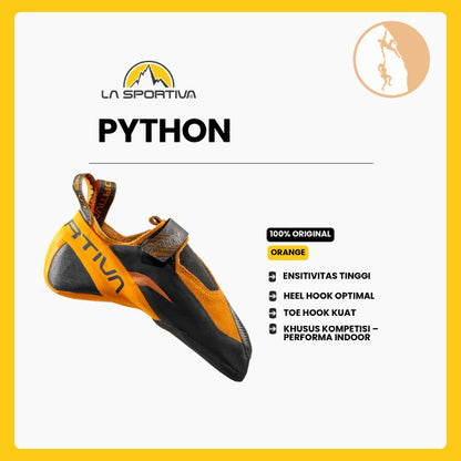La Sportiva Python Orange - Sepatu Panjat Tebing