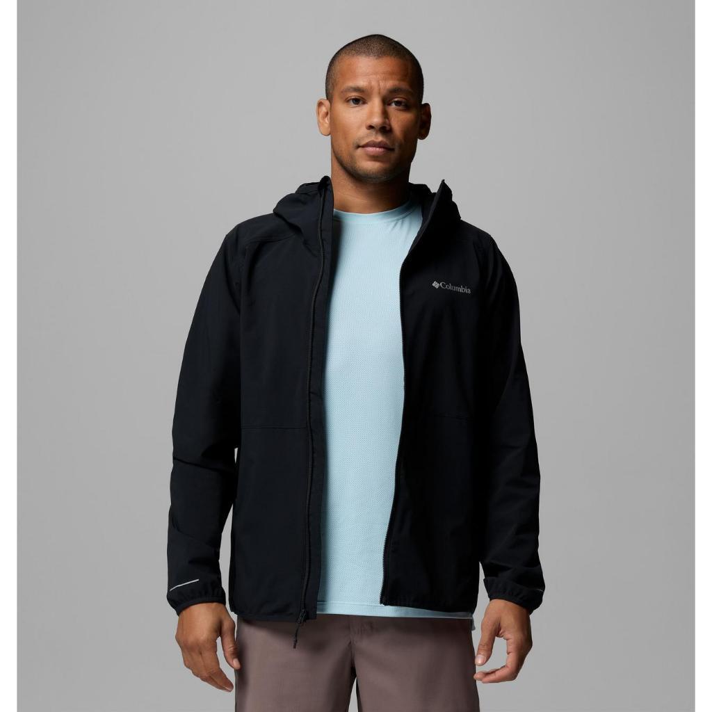 Jaket Gunung Outdoor - Columbia Men's Trailborne Jacket (Black)