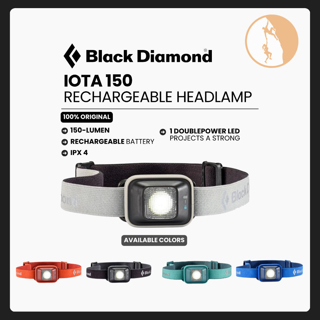 Black Diamond IOTA 150 Rechargeable Headlamp