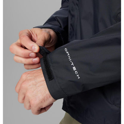 Jaket Gunung Pria Packable - Columbia Men’s Watertight II Jacket (Black)
