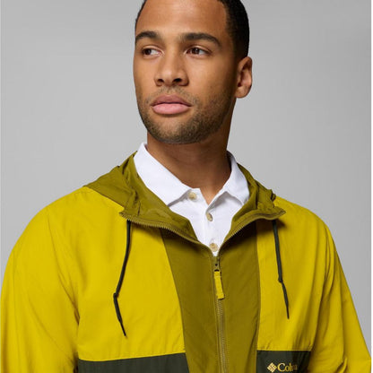 Jaket Oudoor Pria - Columbia Men's Spire Valley Hooded Windbreaker (Antique Moss)
