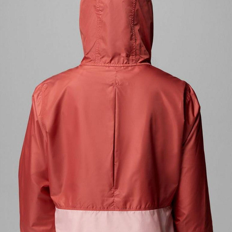 Jaket Outdoor Wanita - Women's Flash Forward II Windbreaker (Washed Red, Pink Sand)