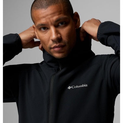 Jaket Gunung Outdoor - Columbia Men's Trailborne Jacket (Black)