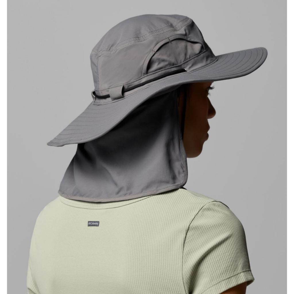 Topi Booney Hiking - Columbia Coolhead Zero IV Booney Hat (City Grey)