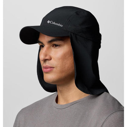 Topi Outdoor Earflap - Columbia Coolhead Zero II Cachalot Hat (Black)