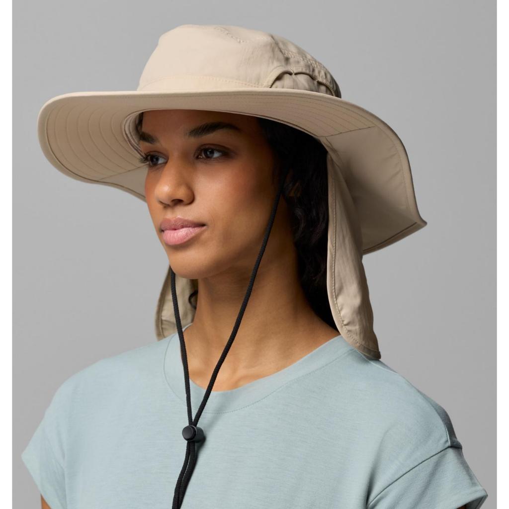Topi Booney Hiking - Columbia Coolhead Zero IV Booney Hat (Ancient Fossil)