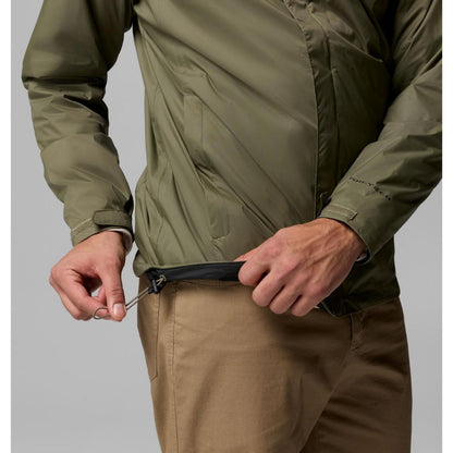 Jaket Gunung Pria Packable - Columbia Men’s Watertight II Jacket (Stone Green)