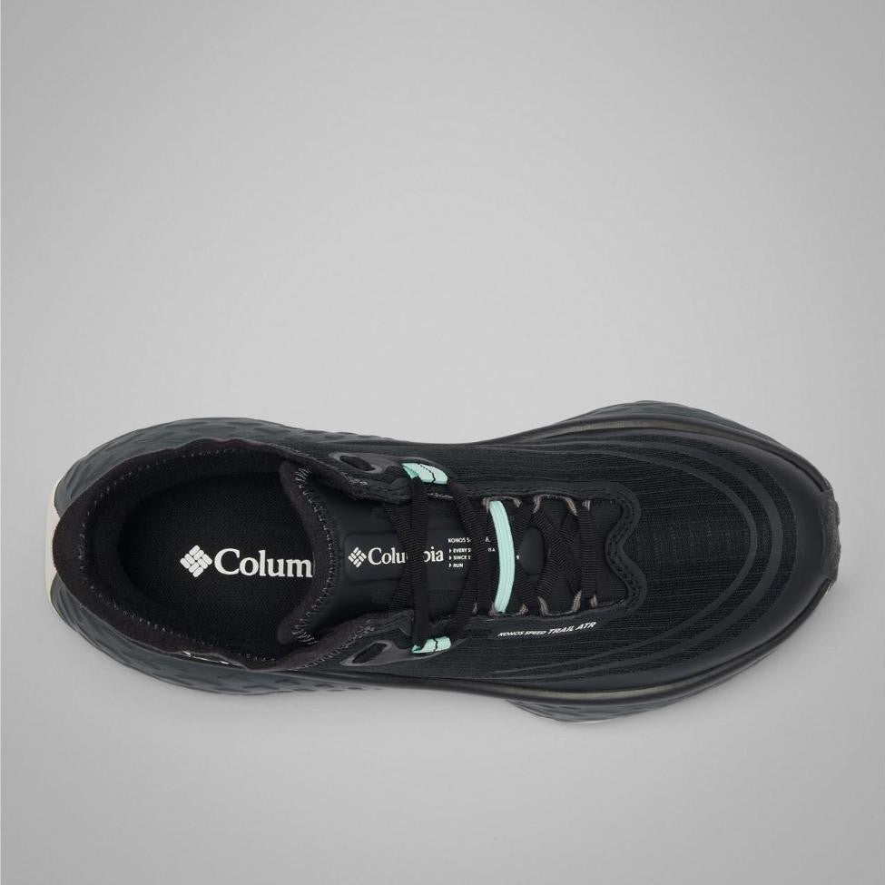 Sepatu Lari Wanita Trail Running - Columbia Women's Konos Speed Trail ATR Shoe (Black, Sea Ice )