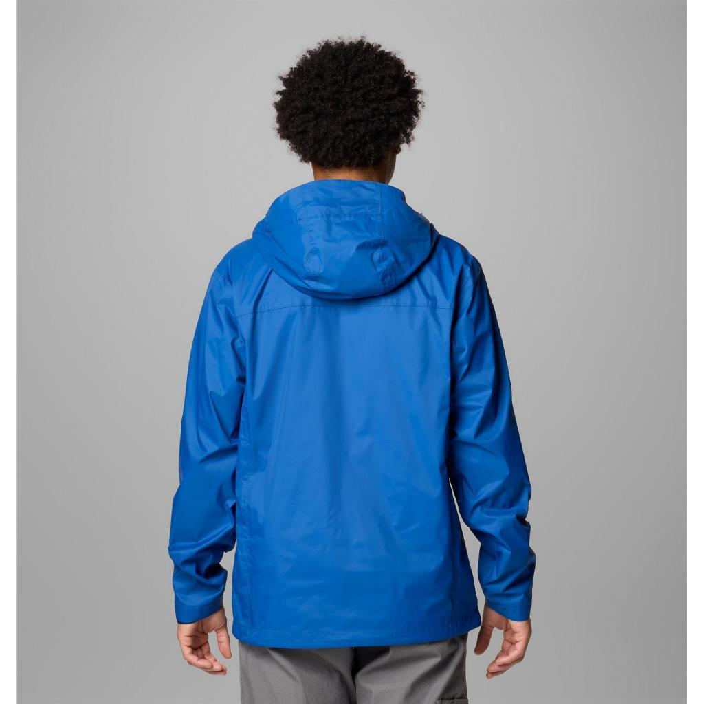Jaket Gunung Pria Packable - Columbia Men’s Watertight II Jacket (Mountain Blue)