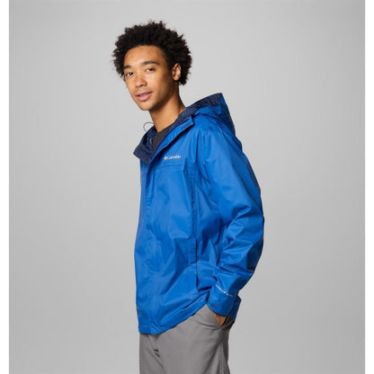 Jaket Gunung Pria Packable - Columbia Men’s Watertight II Jacket (Mountain Blue)