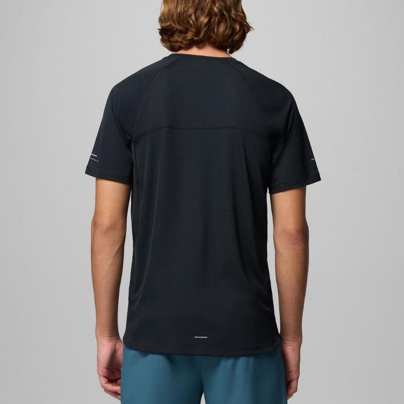 Kaos Olahraga Pria - Columbia Men's Stealth Spring Short Sleeve Shirt (Black)