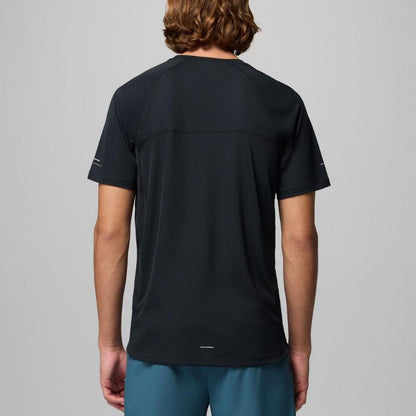 Kaos Olahraga Pria - Columbia Men's Stealth Spring Short Sleeve Shirt (Black)