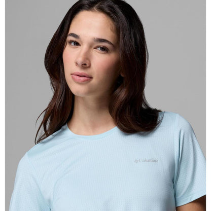 Columbia Women's Wild Springs Short Sleeve Shirt (Marine Light)