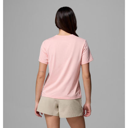 Columbia Women's Wild Springs Short Sleeve Shirt (Pink Sand)