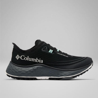 Sepatu Lari Wanita Trail Running - Columbia Women's Konos Speed Trail ATR Shoe (Black, Sea Ice )