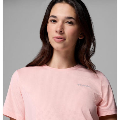 Columbia Women's Wild Springs Short Sleeve Shirt (Pink Sand)