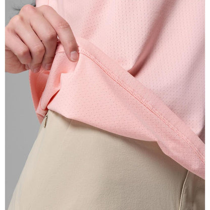 Columbia Women's Wild Springs Short Sleeve Shirt (Pink Sand)