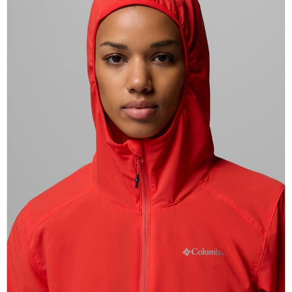 Jaket Gunung Outdoor Wanita - Columbia Women's Trailborne Jacket (Poppy Red)
