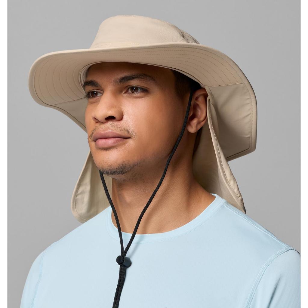 Topi Booney Hiking - Columbia Coolhead Zero IV Booney Hat (Ancient Fossil)