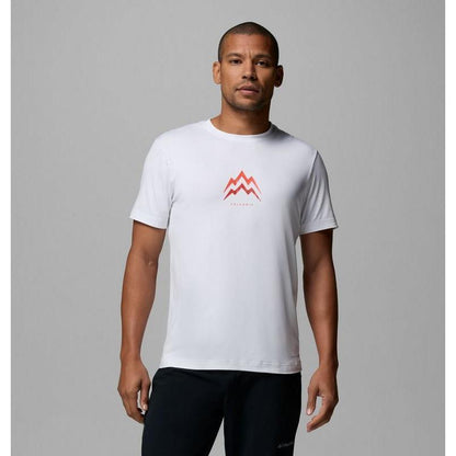 Kaos Outdoor Pria - Columbia Men's Parsons Point SS Graphic T-Shirt (White)