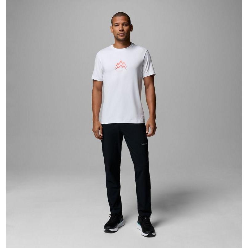 Kaos Outdoor Pria - Columbia Men's Parsons Point SS Graphic T-Shirt (White)