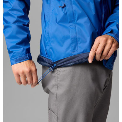 Jaket Gunung Pria Packable - Columbia Men’s Watertight II Jacket (Mountain Blue)