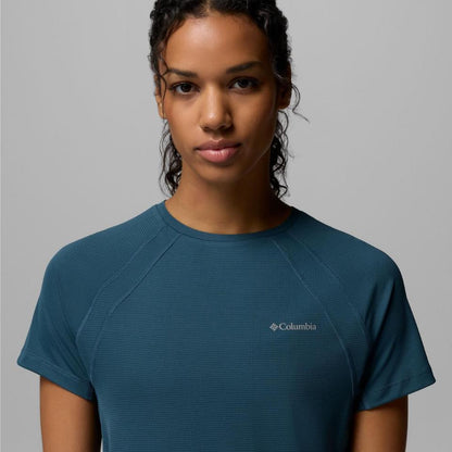 Kaos Olahraga Wanita - Columbia Women's Stealth Spring Short Sleeve Shirt (Everblue)