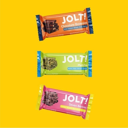 JOLT! Matcha Protein Bar 40gram - Snack Sehat/Cemilan Olahraga/Organic Meal