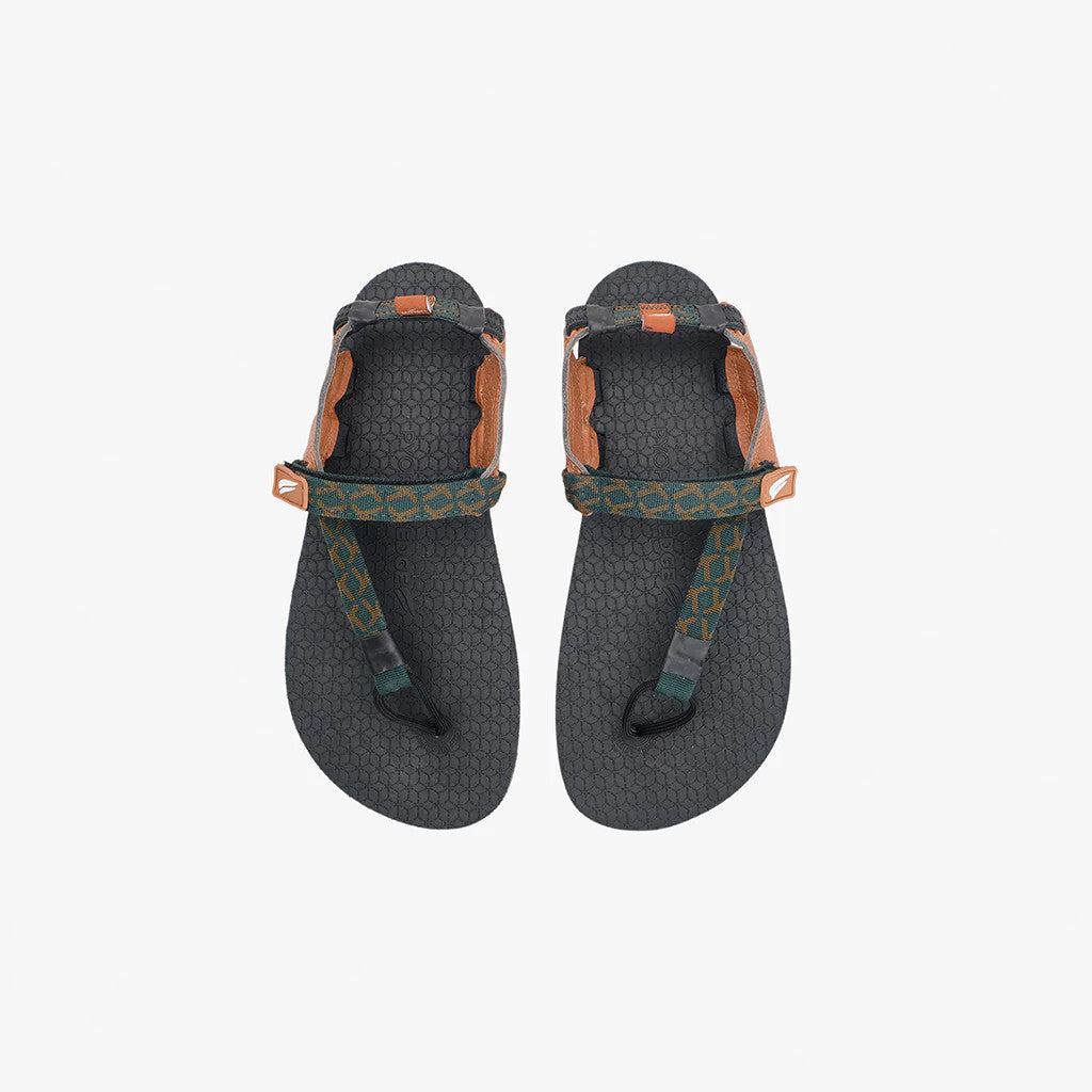 Sandal Pyopp Fledge - Tapak V1.5 Barefoot Flip Flops - Forest Green