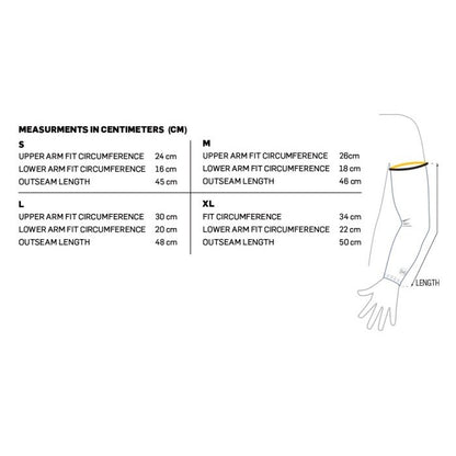 Buff Arm Sleeves Solid Black - Manset Tangan
