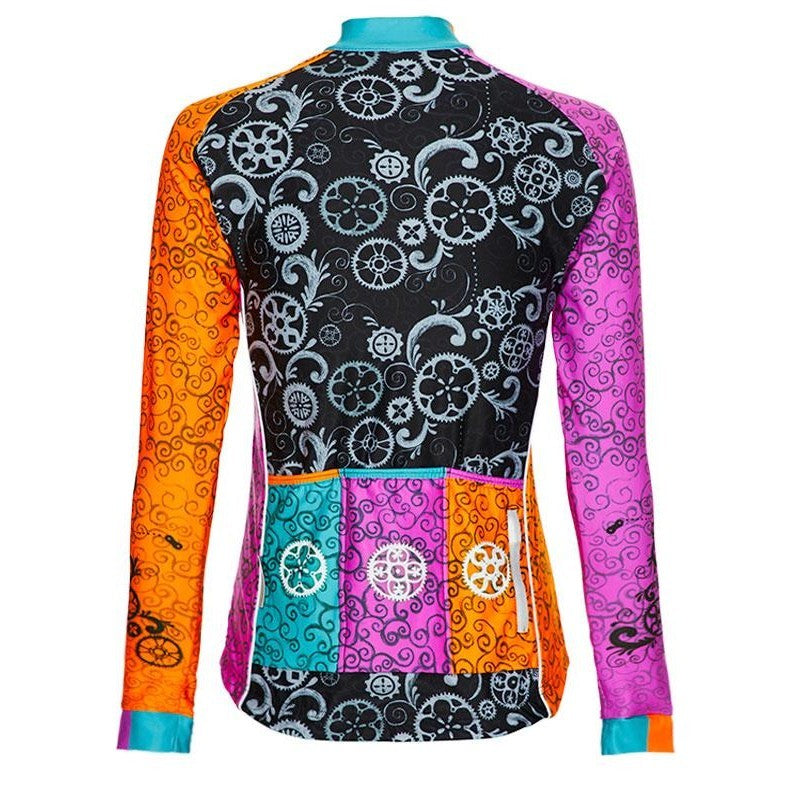 Cycology Extra Lucky Chain Ring Women's Long Sleeve Cycling Jersey