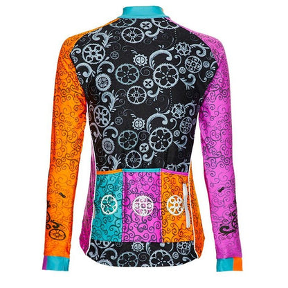 Cycology Extra Lucky Chain Ring Women's Long Sleeve Cycling Jersey