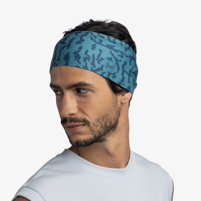 Buff Original Coolnet UV Wide Headband Ater Teal