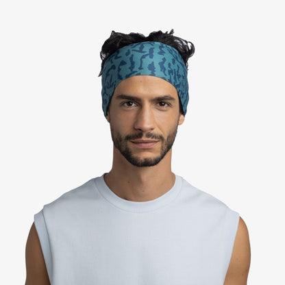 Buff Original Coolnet UV Wide Headband Ater Teal