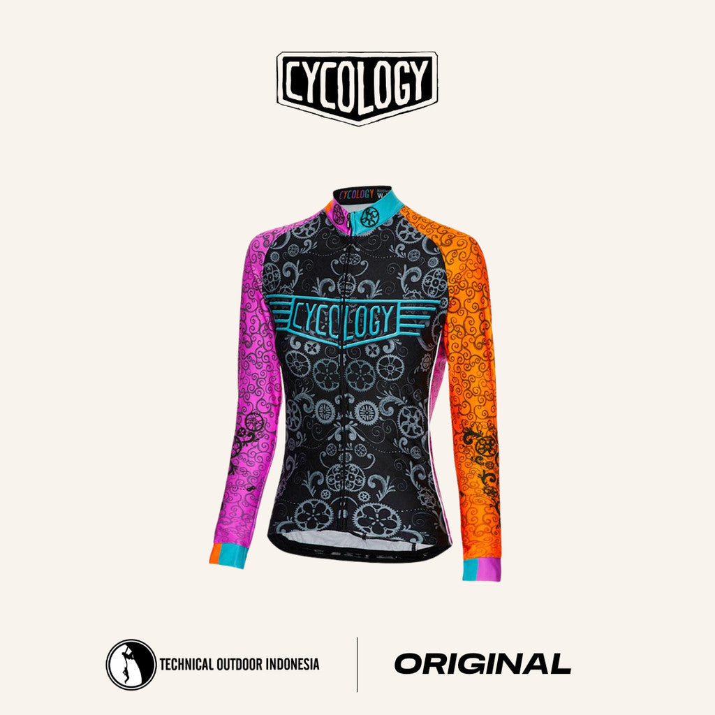 Cycology Extra Lucky Chain Ring Women's Long Sleeve Cycling Jersey