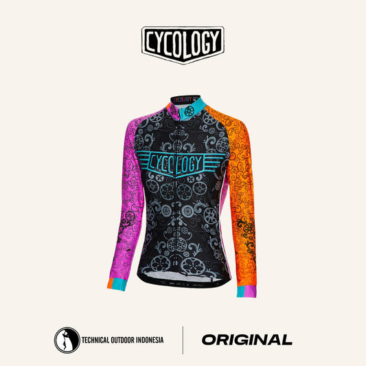 Cycology Extra Lucky Chain Ring Women's Long Sleeve Cycling Jersey