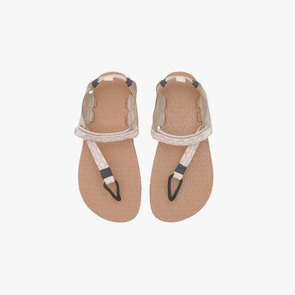 Salin Sandal Pyopp Fledge - Tapak V1.5 Barefoot Flip Flops - Latte
