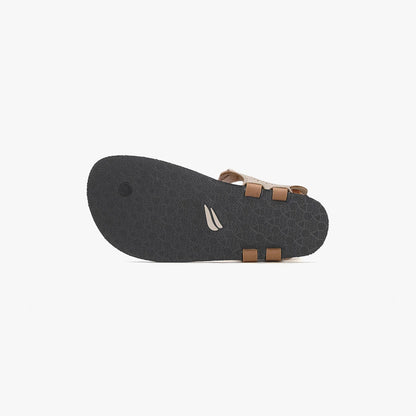 Salin Sandal Pyopp Fledge - Tapak V1.5 Barefoot Flip Flops - Latte