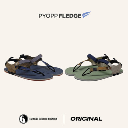 Sandal Pyopp Fledge - Tapak V1.5 Barefoot Flip Flops - Soul Of Nature Series