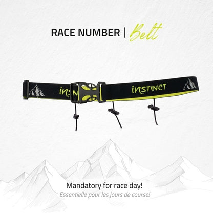 Instinct Trail Race Number Belt