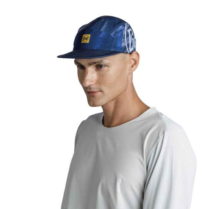 Topi Buff Original - 5 Panel Go Cap Arius Blue